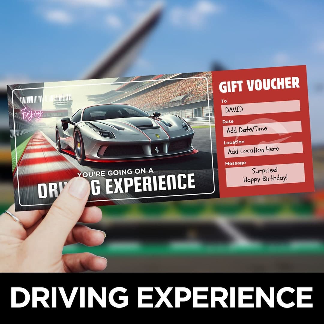 Driving Experience Gift Voucher
