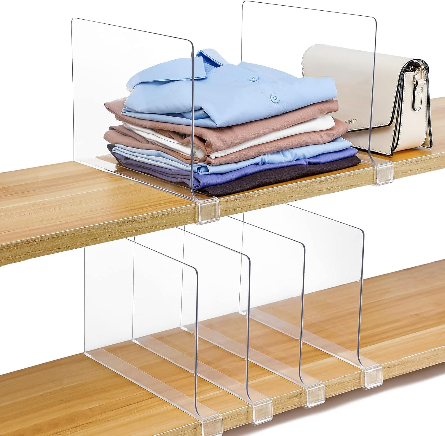 Clear Shelf Dividers