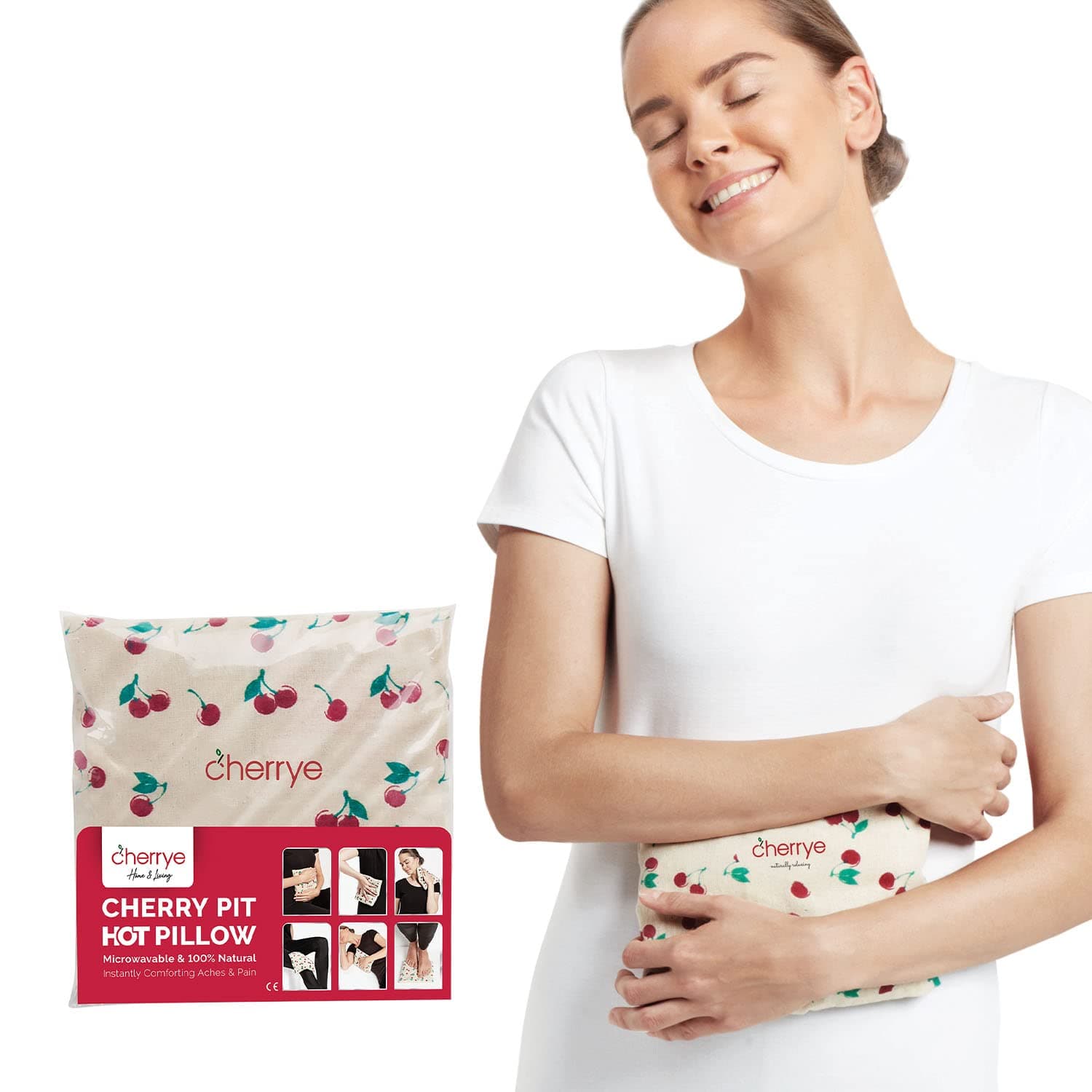 Cherry Pit Therapeutic Heat Pillow